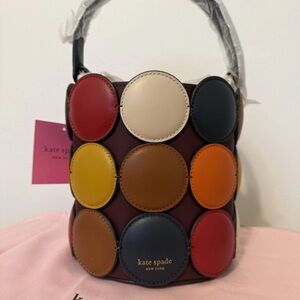 Kate Spade New York Dottie Small Smooth Leather Bucket Bag